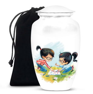 Brother And Sister Urn For Human Ashes Funeral, Ashes Cremation Urn