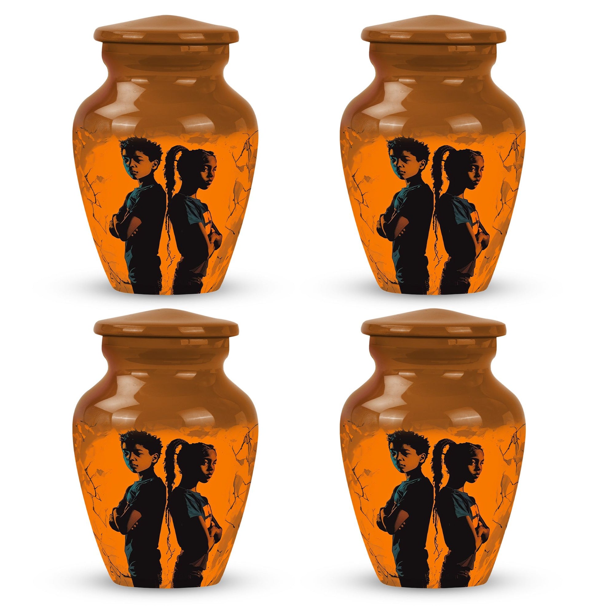 Brother And Sister Mini Urns For Human Ashes Large Funeral, Ashes Urn