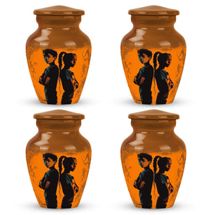 Brother And Sister Mini Urns For Human Ashes Large Funeral, Ashes Urn