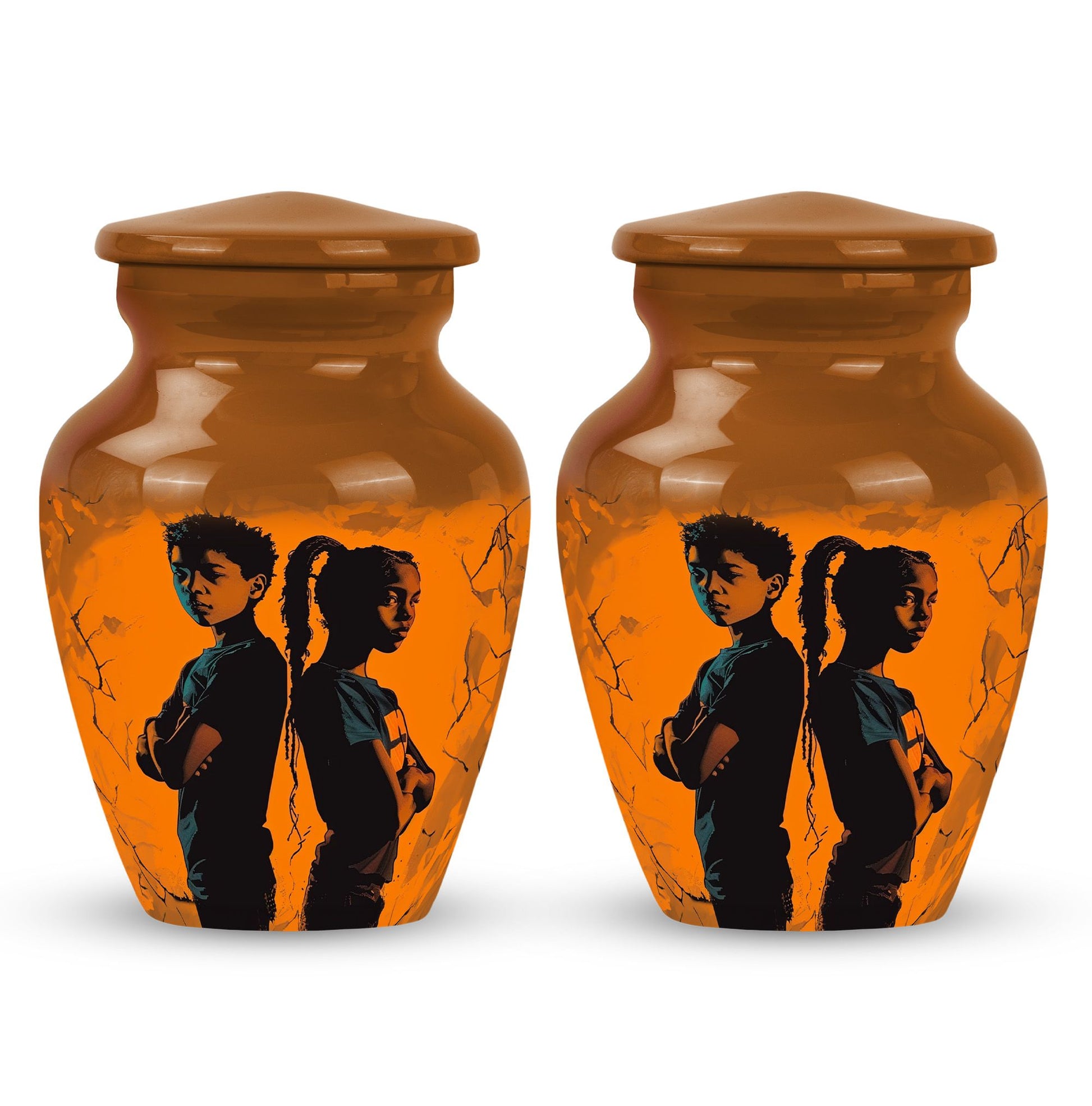 Brother And Sister Mini Urns For Human Ashes Large Funeral, Ashes Urn