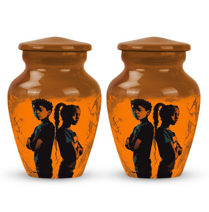 Brother And Sister Mini Urns For Human Ashes Large Funeral, Ashes Urn