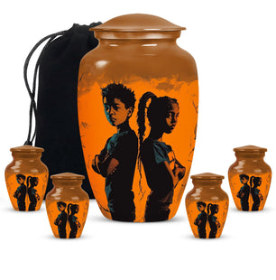 Brother And Sister Mini Urns For Human Ashes Large Funeral, Ashes Urn