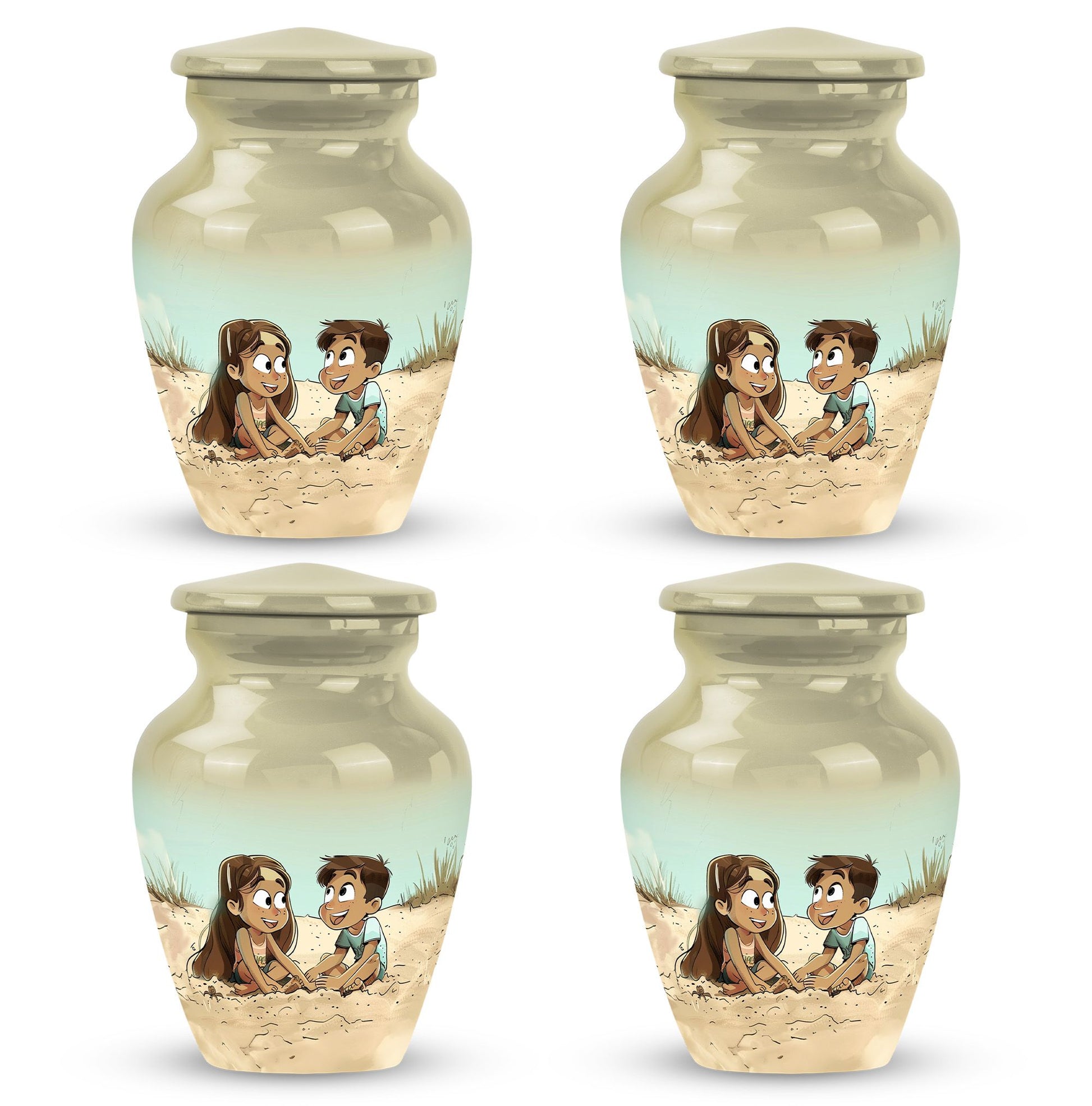 Brother And Sister Urn For Human Ashes Funeral, Ashes Urn For Ashes