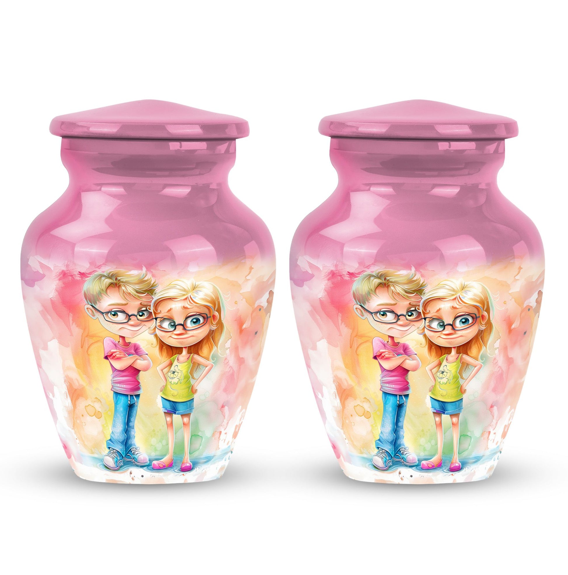 Brother And Sister Urn For Human Ashes Funeral, Ashes Cremation Urn