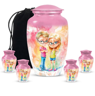 Brother And Sister Urn For Human Ashes Funeral, Ashes Cremation Urn