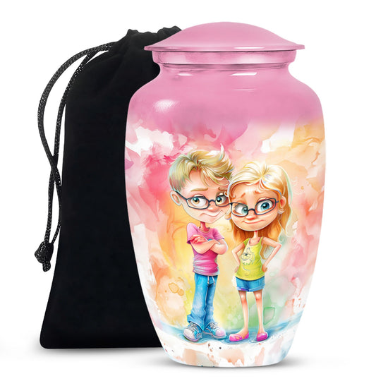 Brother And Sister Urn For Human Ashes Funeral, Ashes Cremation Urn