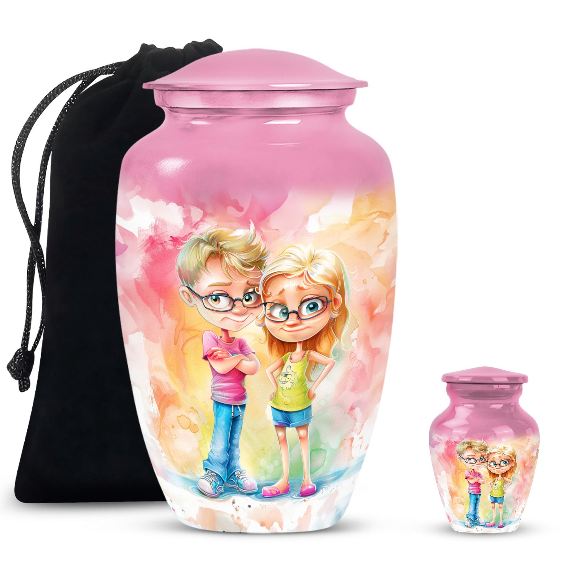 Brother And Sister Urn For Human Ashes Funeral, Ashes Cremation Urn