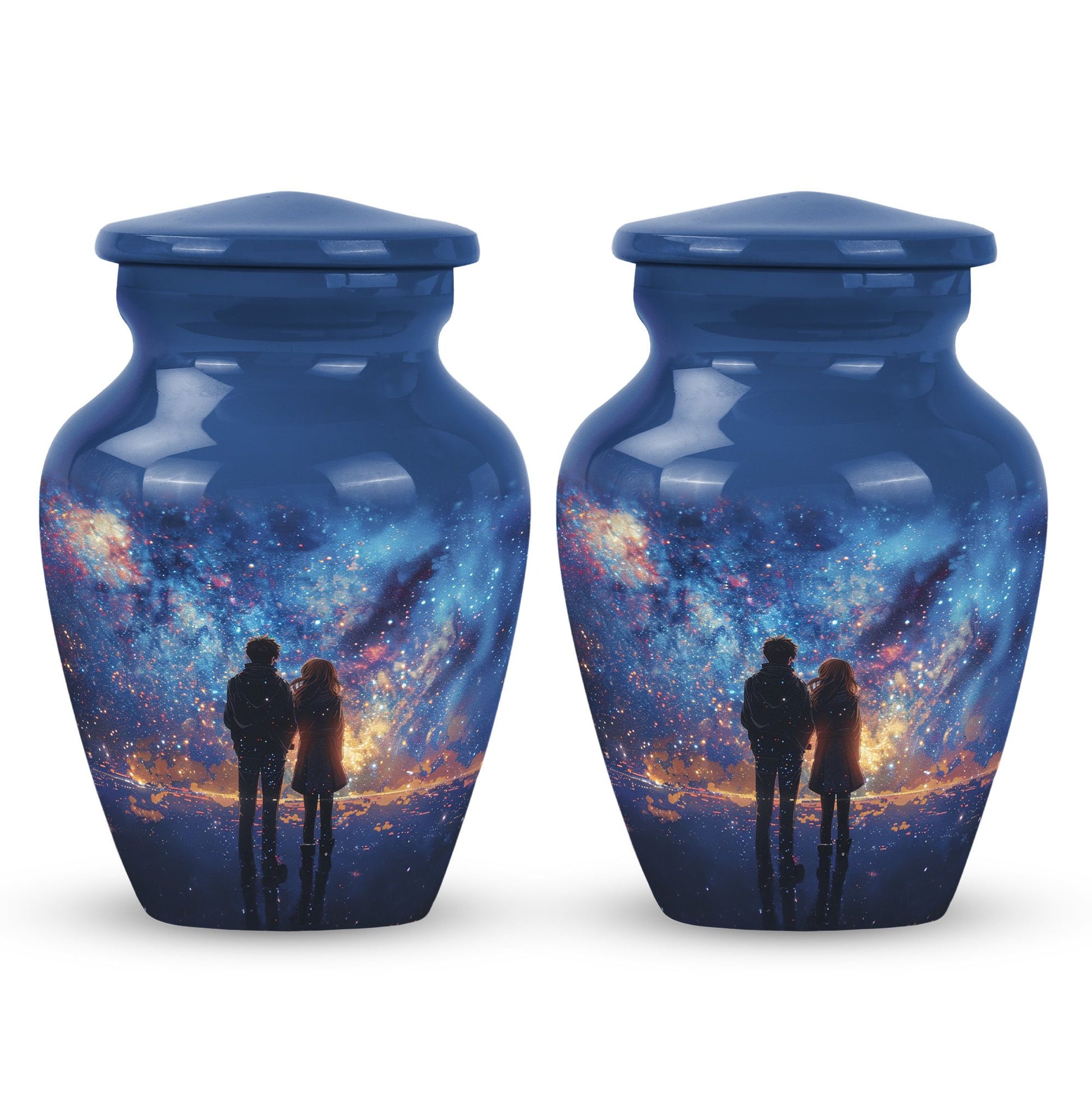 Brother And Sister Burial Urn For Human Large Funeral, Ashes Urn