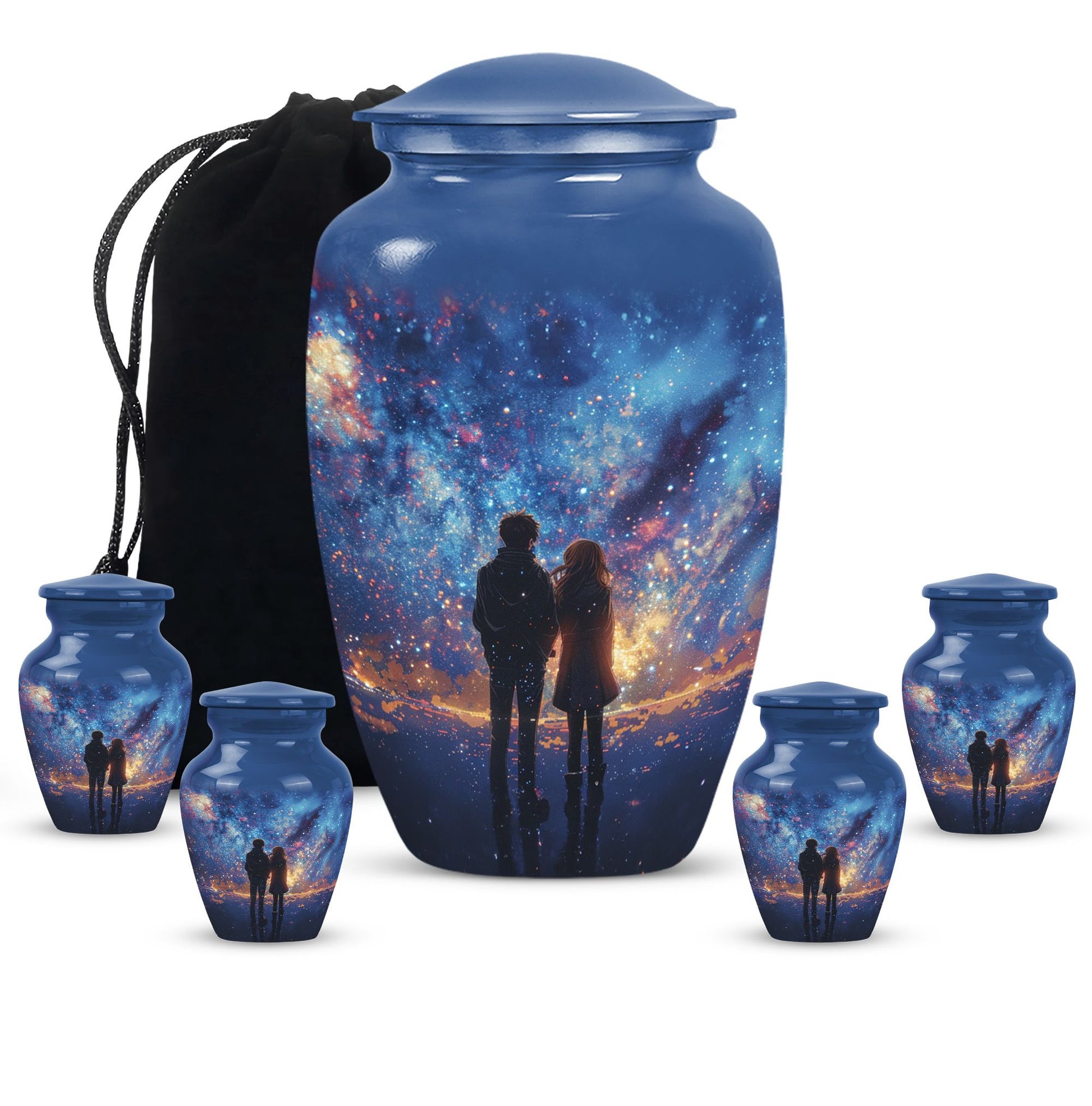 Brother And Sister Burial Urn For Human Large Funeral, Ashes Urn