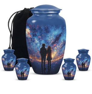 Brother And Sister Burial Urn For Human Large Funeral, Ashes Urn