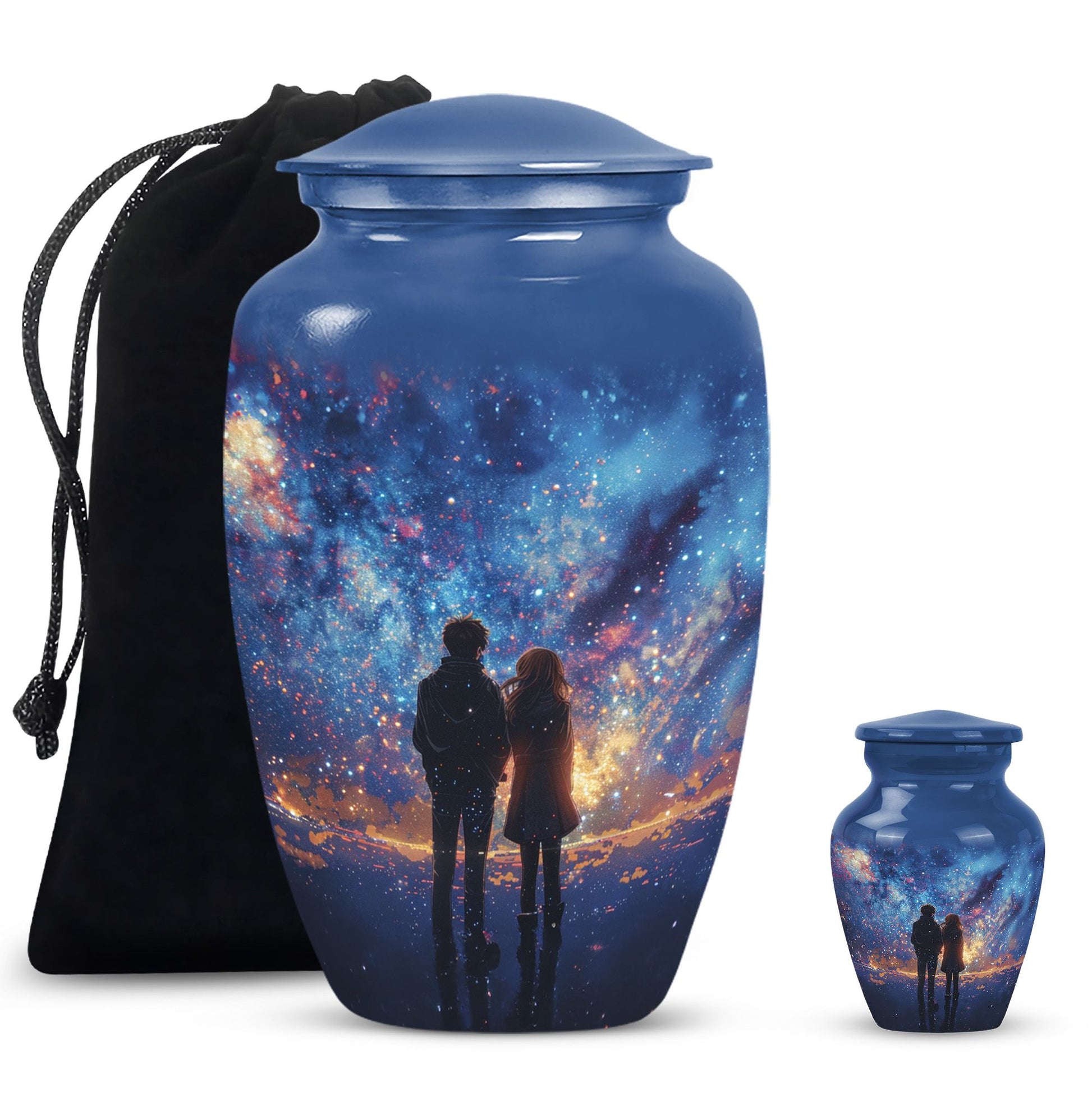 Brother And Sister Burial Urn For Human Large Funeral, Ashes Urn