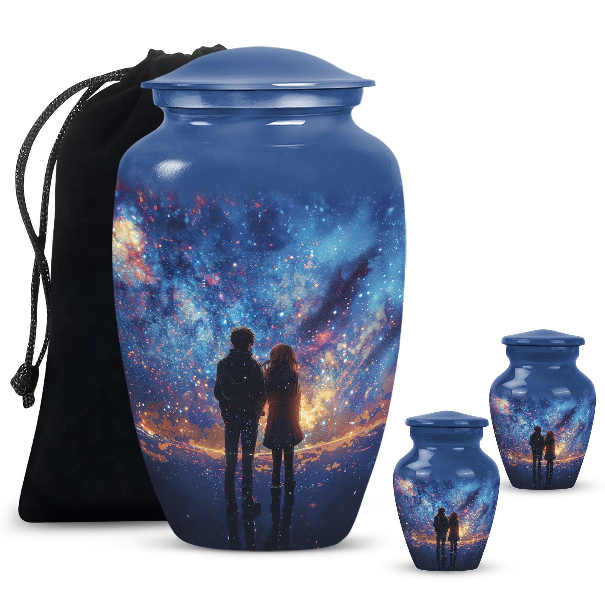 Brother And Sister Burial Urn For Human Large Funeral, Ashes Urn