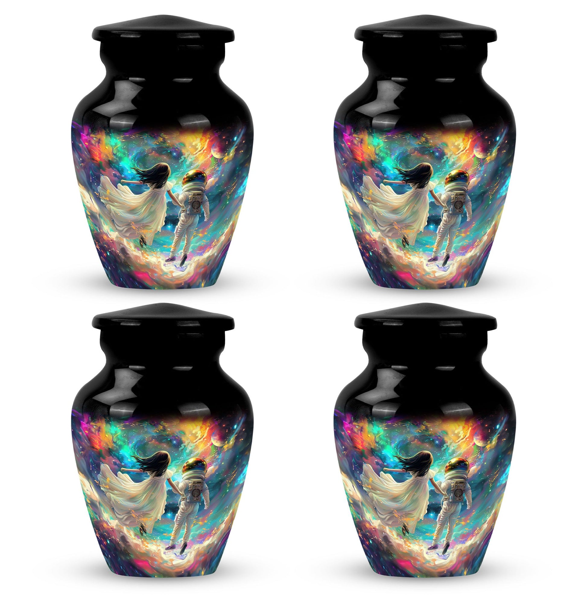 Brother And Sister Large Urn For Human Funeral, Ashes Cremation Urn