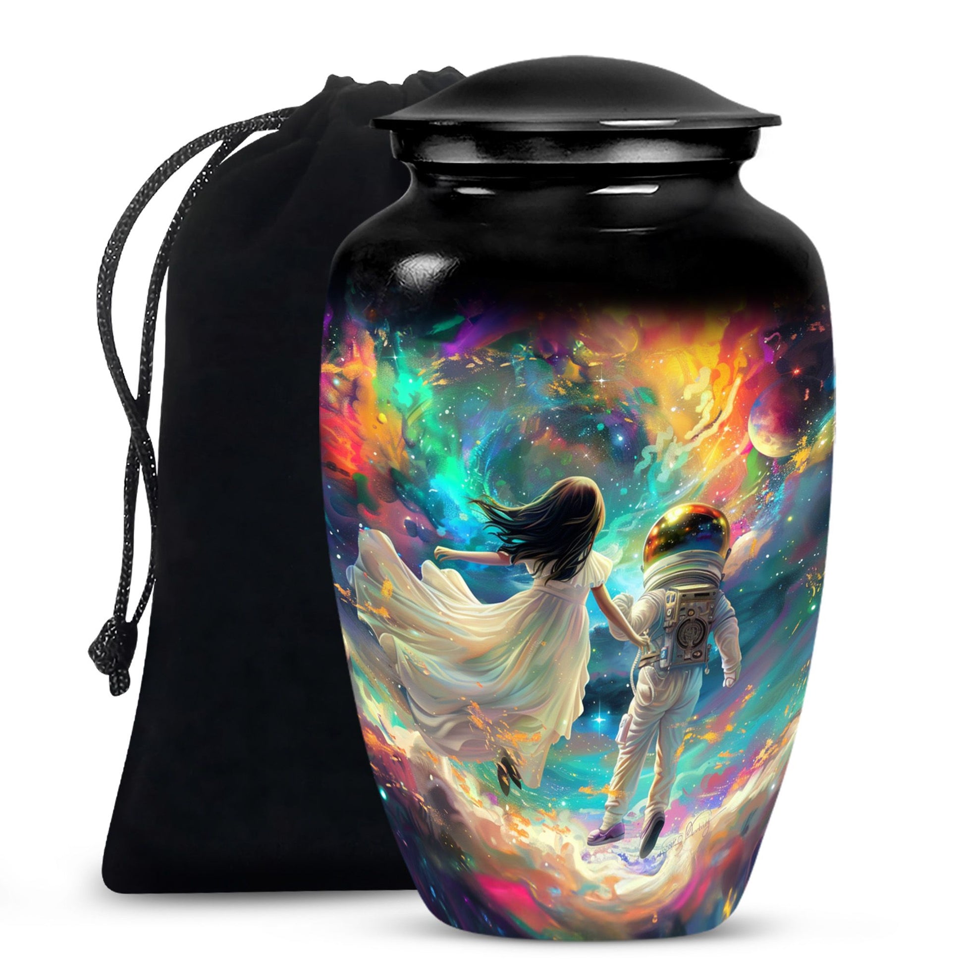 Brother And Sister Large Urn For Human Funeral, Ashes Cremation Urn