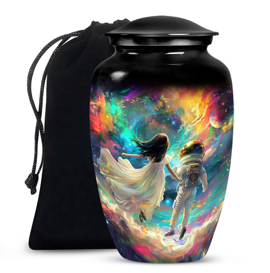 Brother And Sister Large Urn For Human Funeral, Ashes Cremation Urn