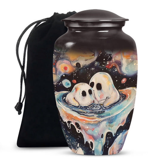 Brother And Sister Small Urn For Ashes For Women Funeral, Ashes Urn