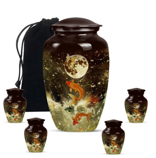 Fish Small Urns For Ashes Funeral, Ashes Memorial Urn