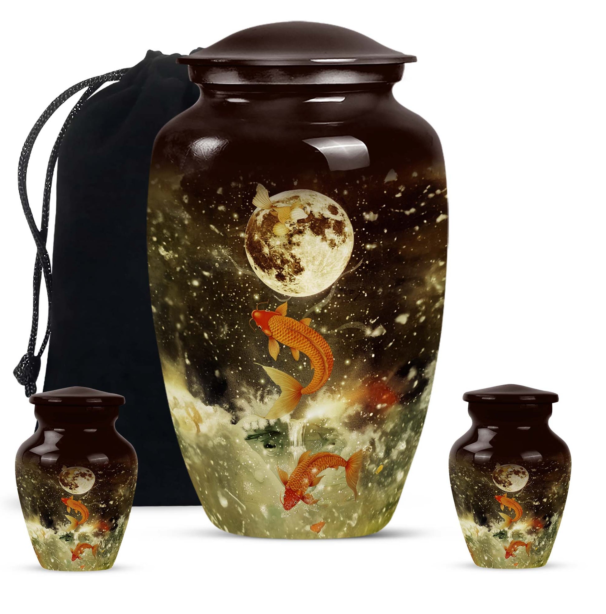Fish Small Urns For Ashes Funeral, Ashes Memorial Urn