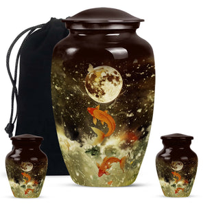 Fish Small Urns For Ashes Funeral, Ashes Memorial Urn