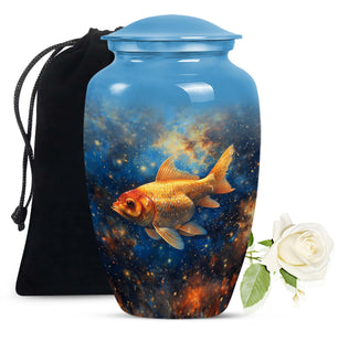 Fish Funeral Urn For Adults Large Funeral, Ashes Urn