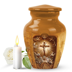 Catholic Ashes Keepsake Funeral, Ashes Cremation Urn For Ashes