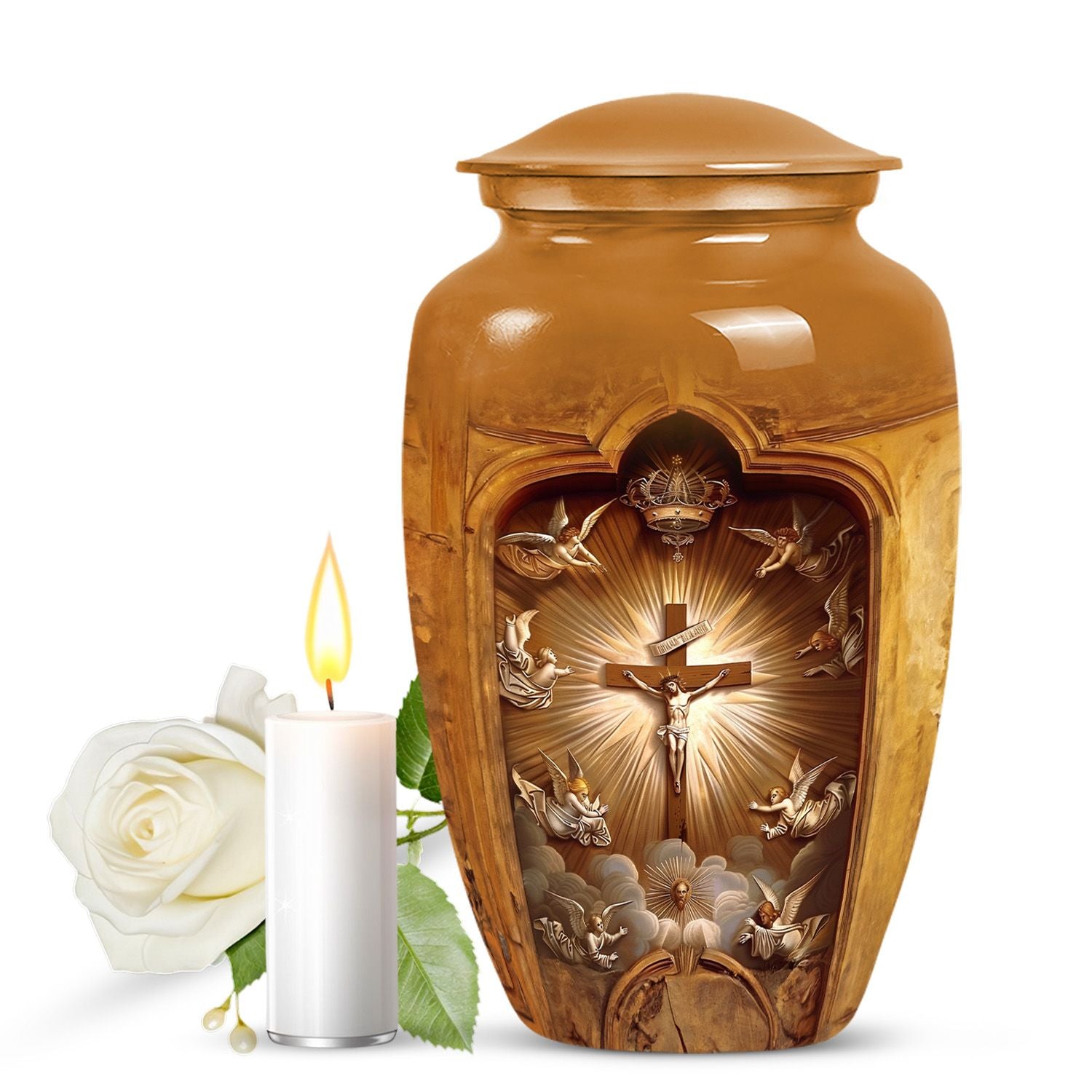 Catholic Ashes Keepsake Funeral, Ashes Cremation Urn For Ashes