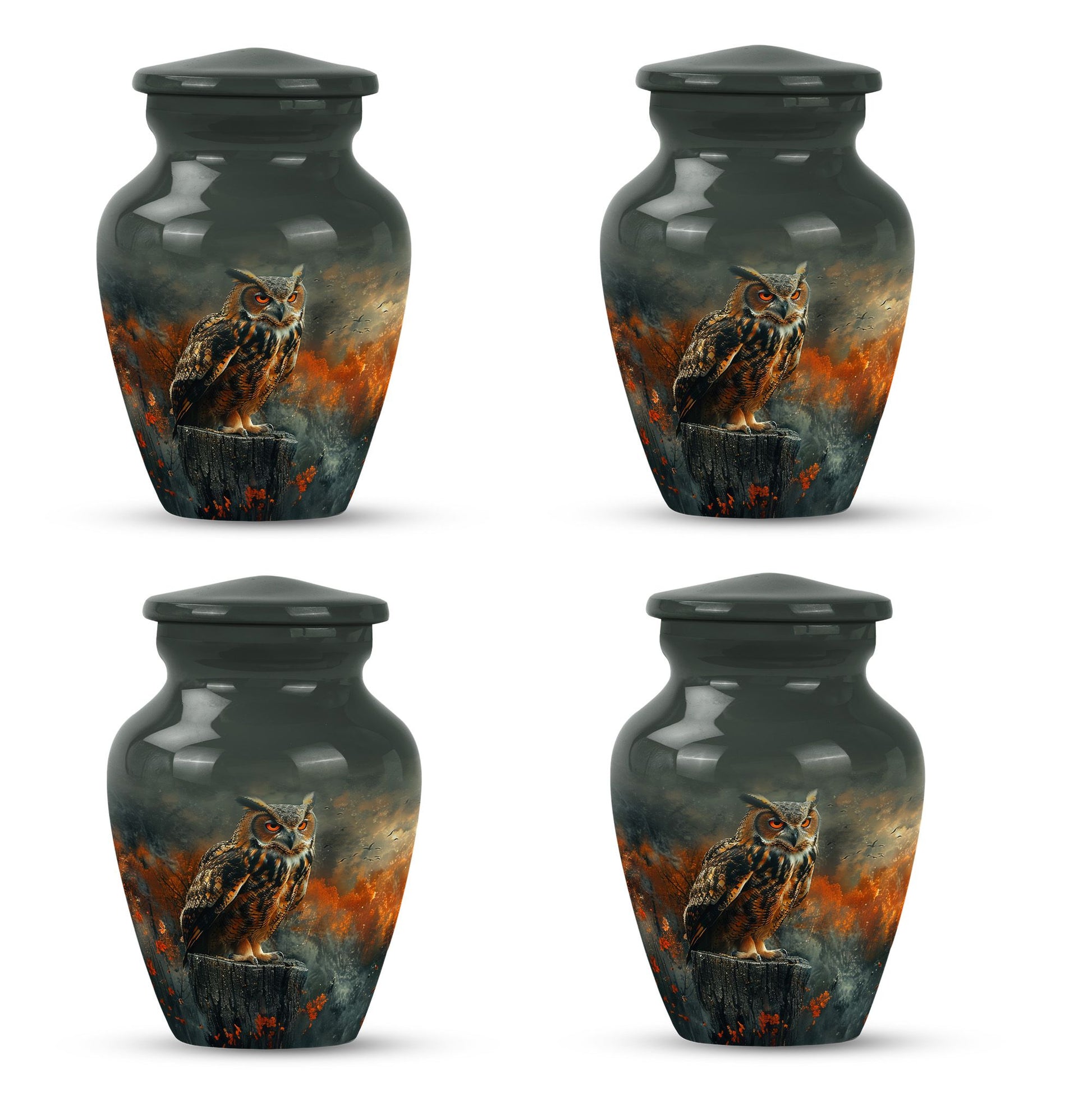 Owl Mini Urns For Ashes Funeral, Ashes Cremation Urn For Ashes