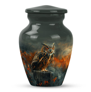 Owl Mini Urns For Ashes Funeral, Ashes Cremation Urn For Ashes