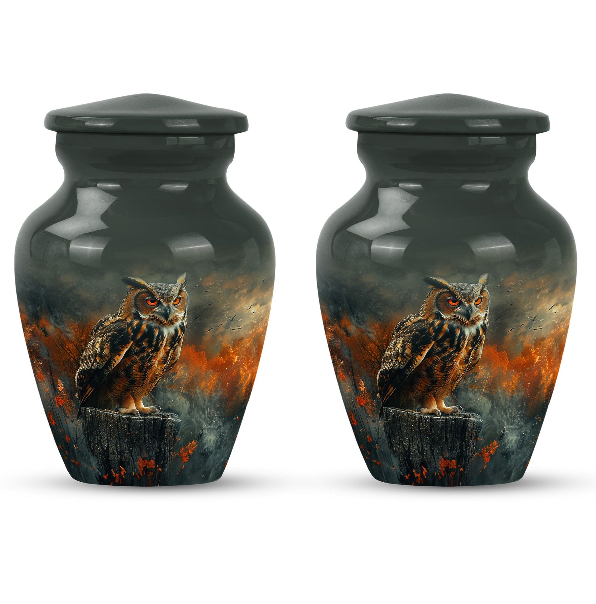 Owl Mini Urns For Ashes Funeral, Ashes Cremation Urn For Ashes