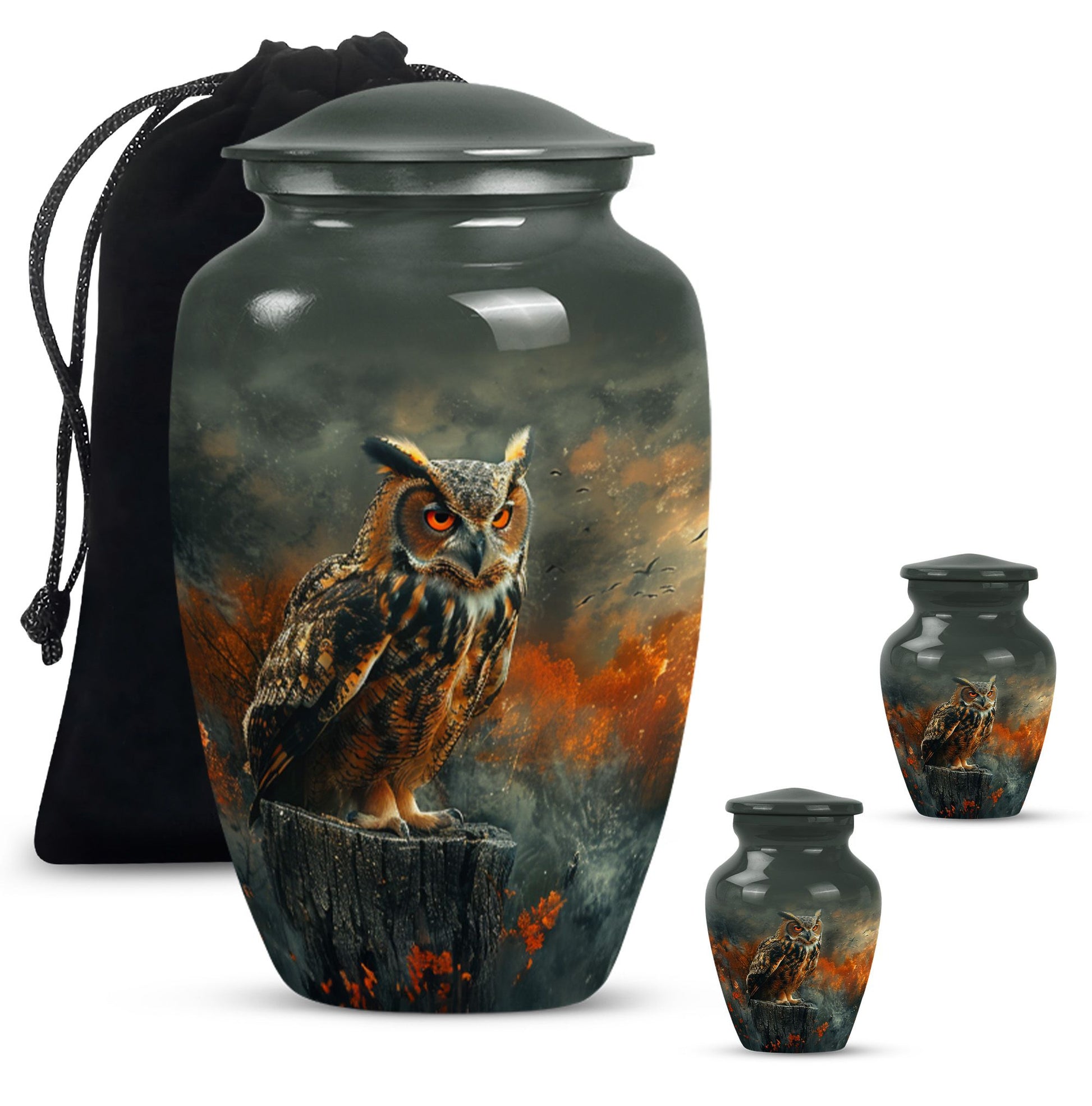 Owl Mini Urns For Ashes Funeral, Ashes Cremation Urn For Ashes
