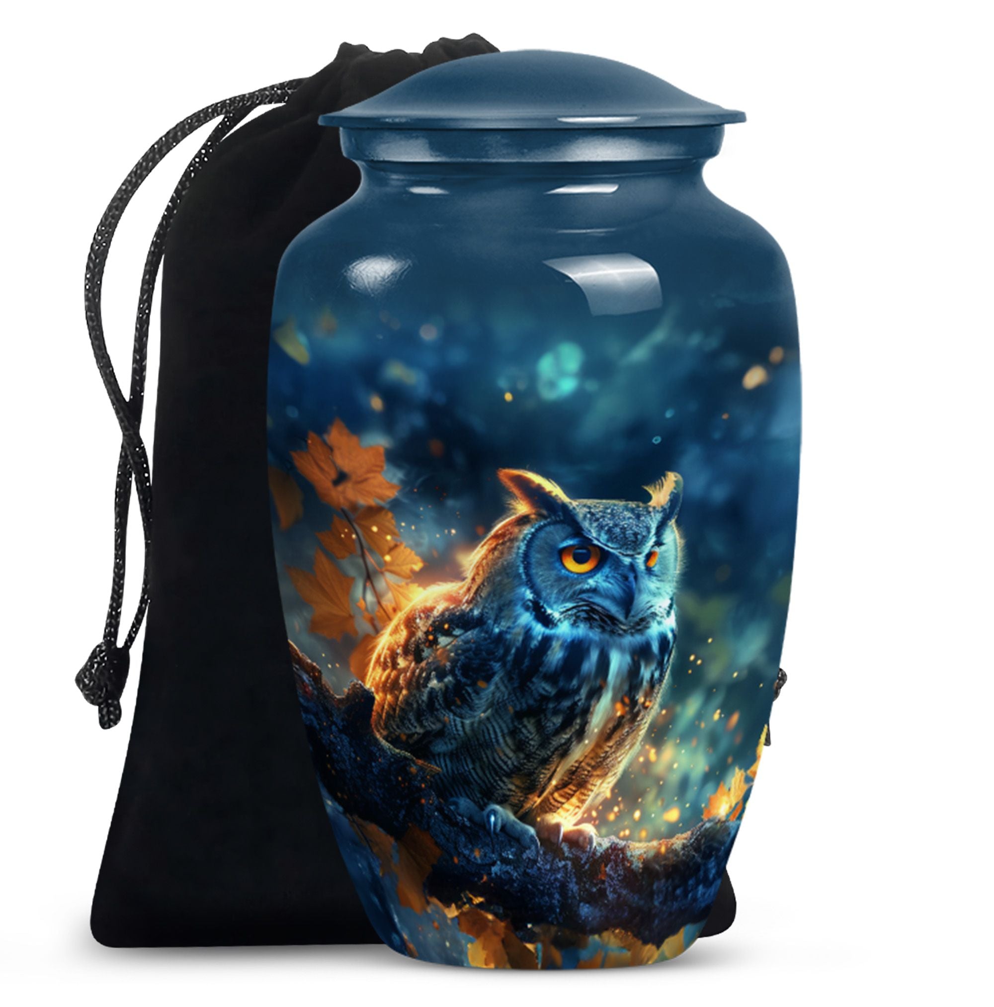 Owl Burial Urns For Adult Human Ashes Large Funeral, Ashes Urn