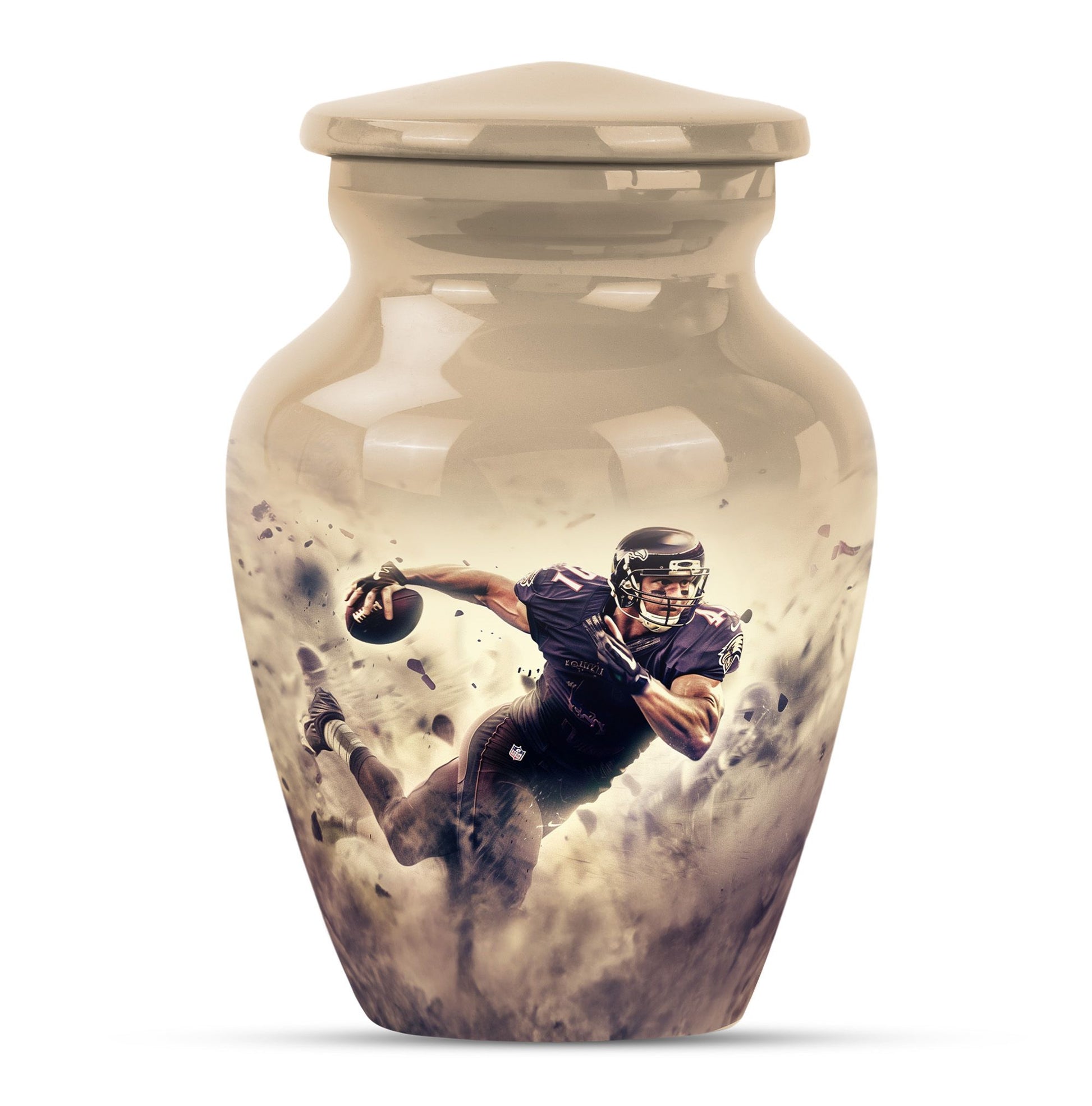 Football Large Urns For Human Ashes Funeral, Ashes Memorial Urn
