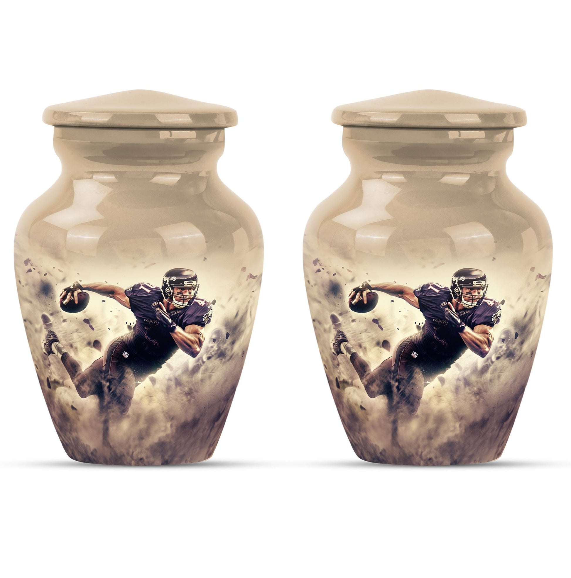 Football Large Urns For Human Ashes Funeral, Ashes Memorial Urn
