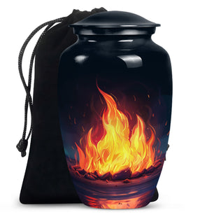 Bornfire Small Urn For Ashes Adult Male Funeral, Ashes Cremation Urn
