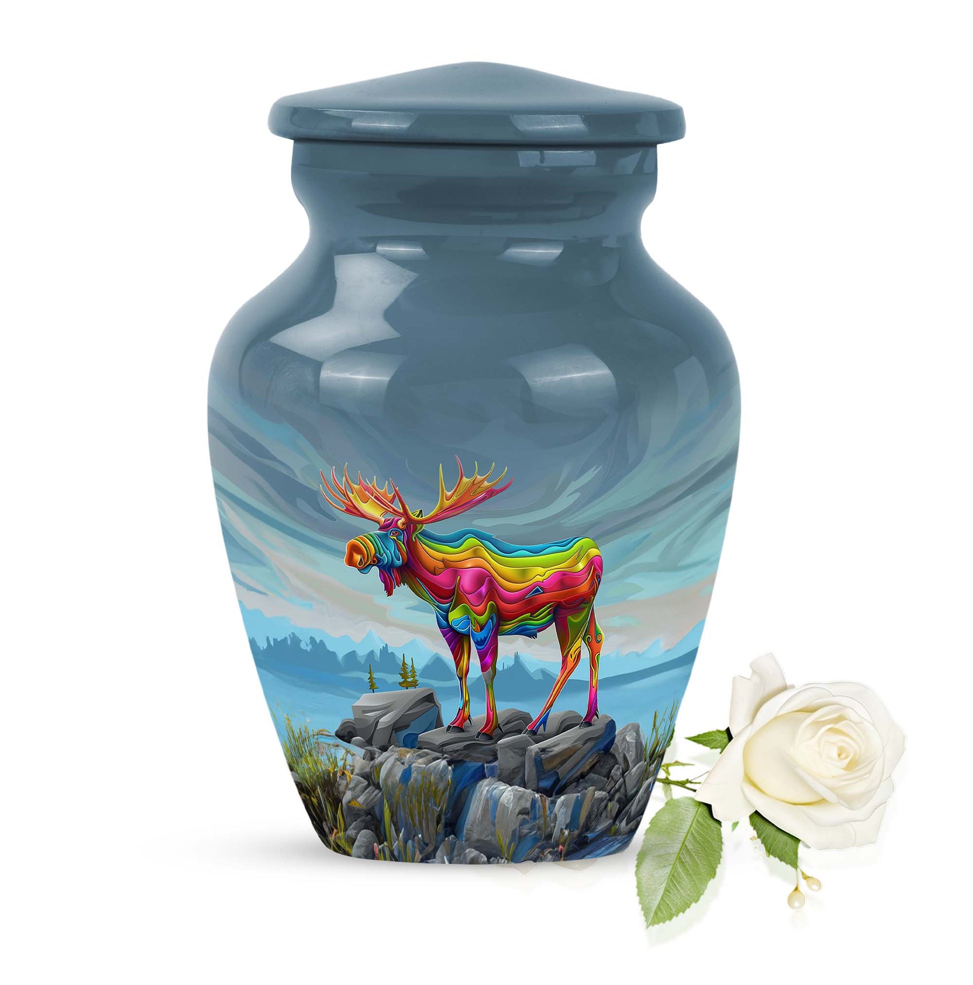Moose Walking Urns For Adults Large Funeral, Ashes Urn