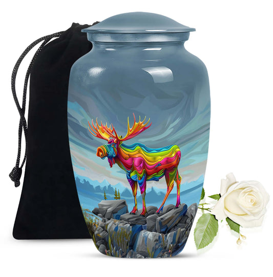 Moose Walking Urns For Adults Large Funeral, Ashes Urn