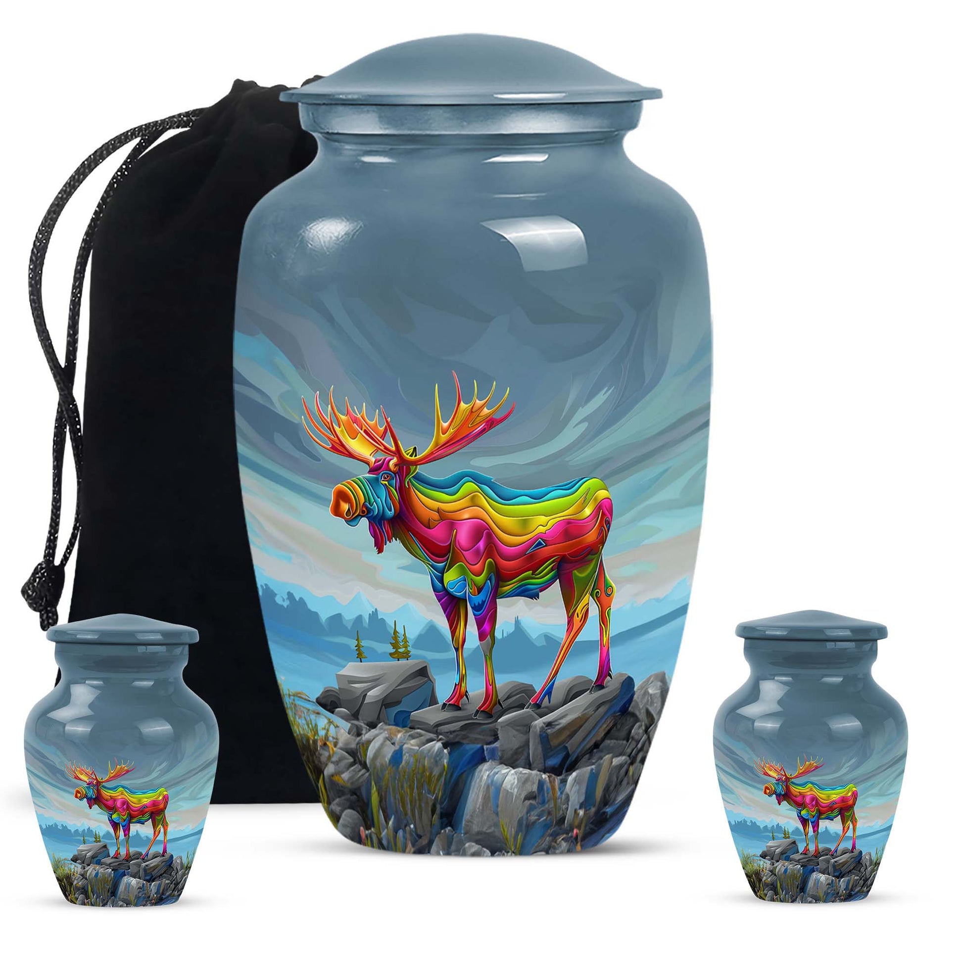 Moose Walking Urns For Adults Large Funeral, Ashes Urn