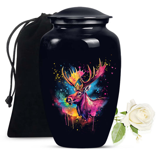 Moose Walking Urns For Ashes Adult Male Funeral, Ashes Memorial Urn