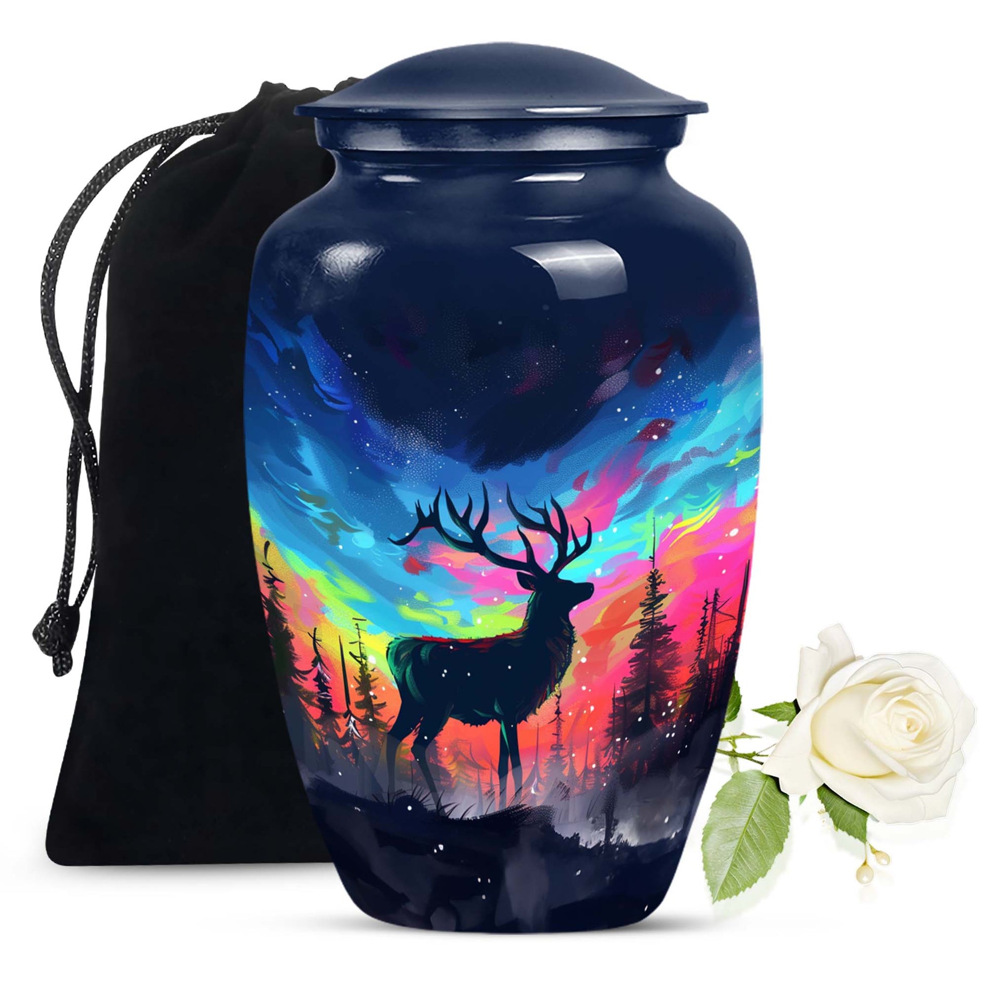 Moose Walking Urn For Ashes Adult Male Small Large Funeral, Ashes Urn