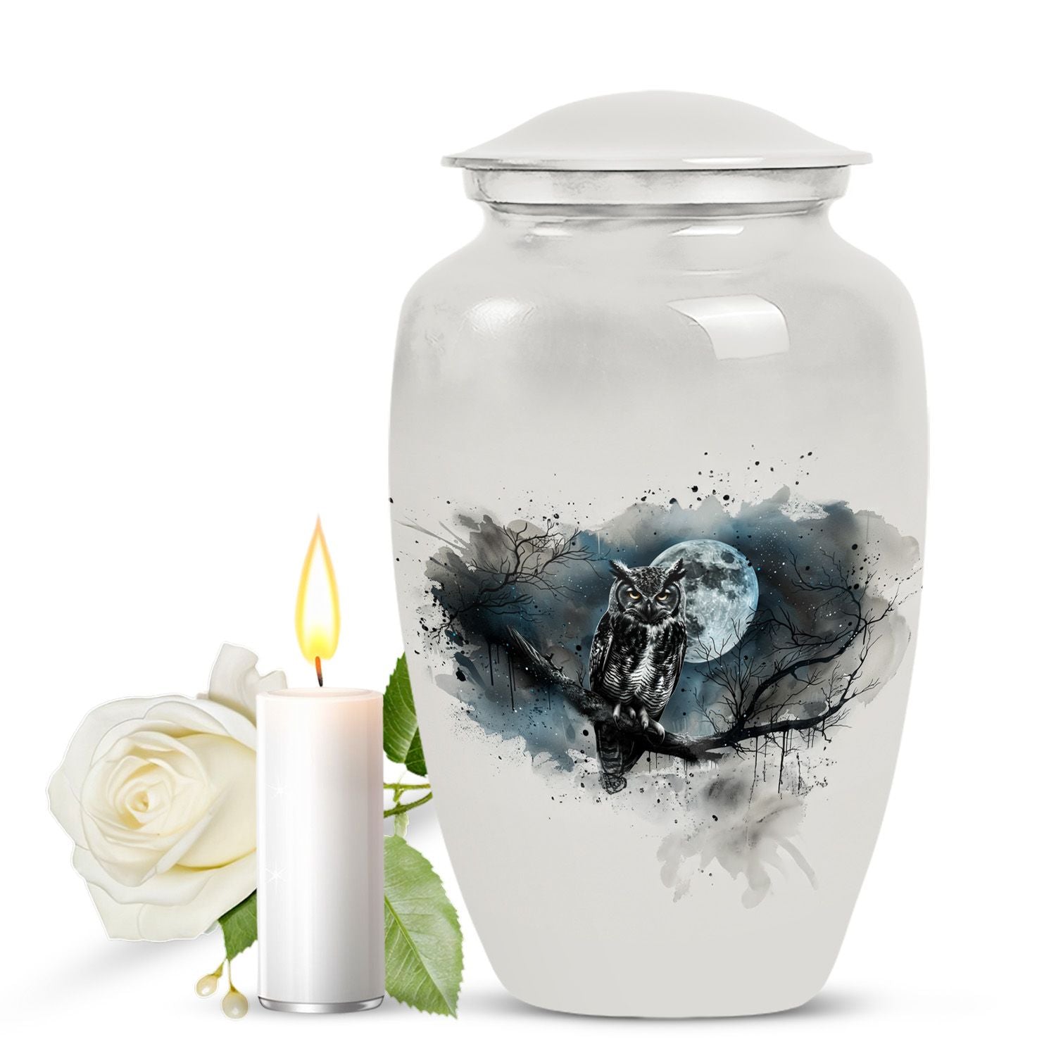 Owl Urns For Women Funeral, Ashes Cremation Urn For Ashes