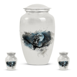 Owl Urns For Women Funeral, Ashes Cremation Urn For Ashes