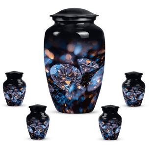 Diamond Cremains Containers Funeral, Ashes Cremation Urn