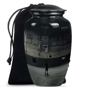 Basketball Custom Urns For Human Ashes Large Teardrop, Heart Urn