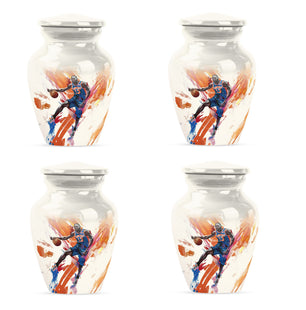 Basketball Metal Urns For Human Ashes Funeral, Ashes Cremation Urn