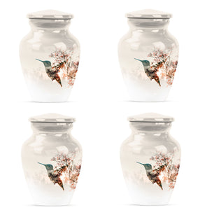 Humming Bird Small Urn For Human Ashes Funeral, Ashes Cremation Urn