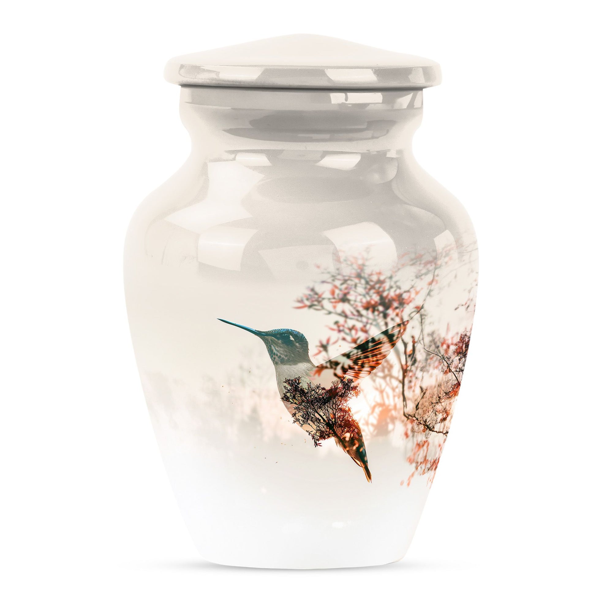 Humming Bird Small Urn For Human Ashes Funeral, Ashes Cremation Urn