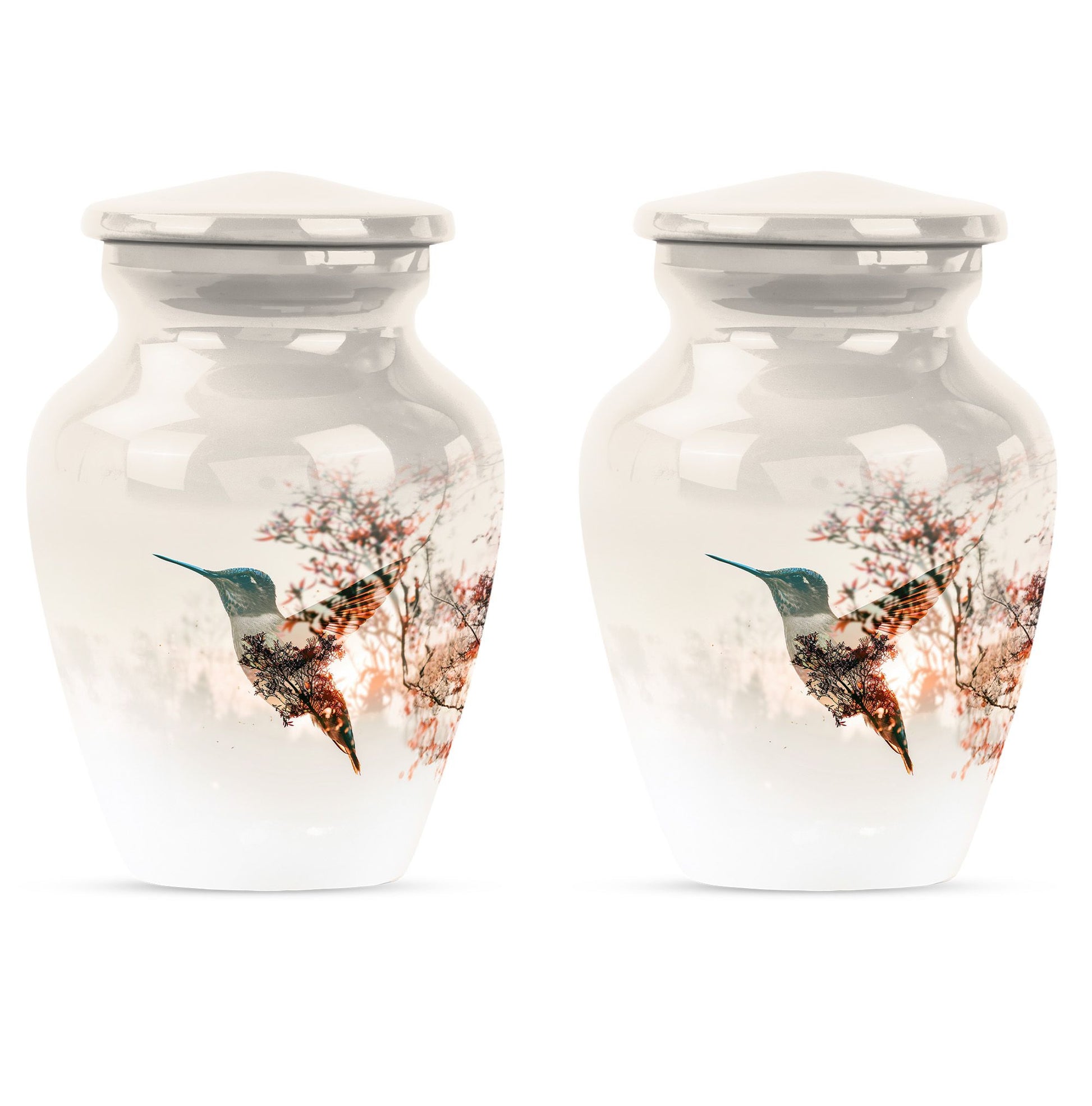 Humming Bird Small Urn For Human Ashes Funeral, Ashes Cremation Urn
