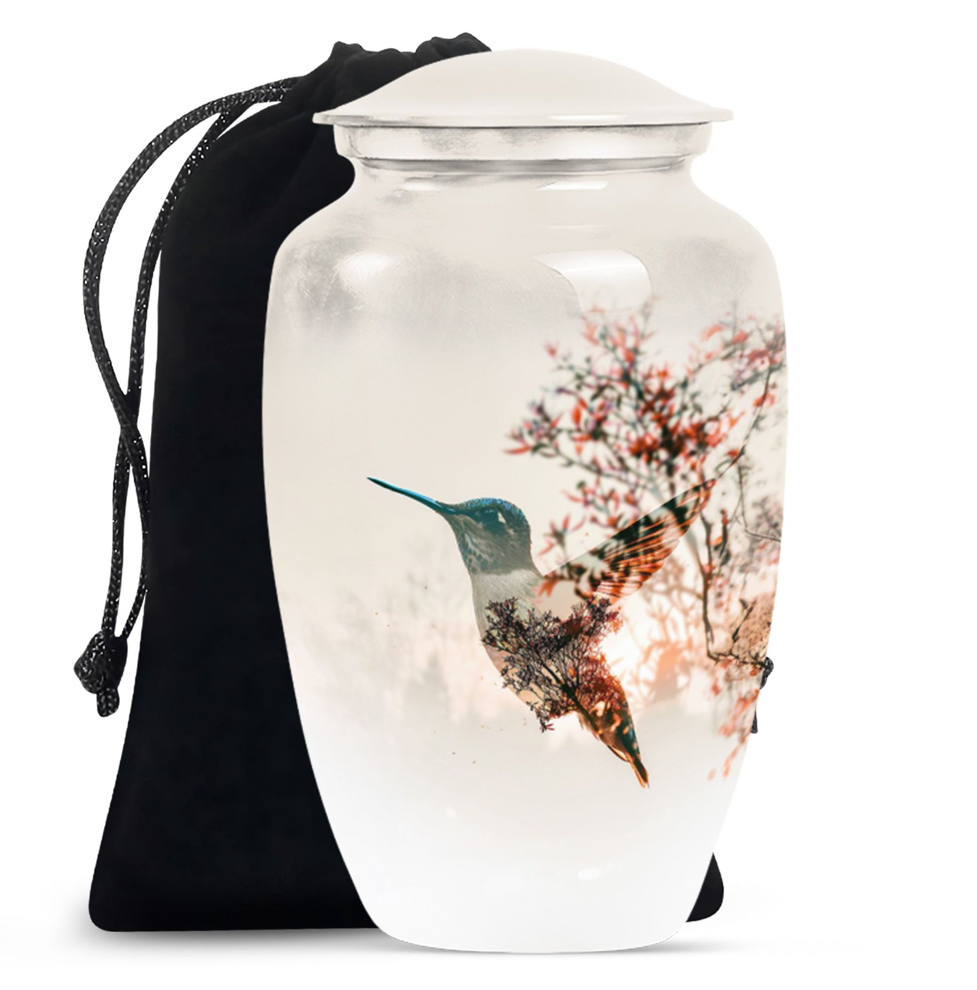 Humming Bird Small Urn For Human Ashes Funeral, Ashes Cremation Urn