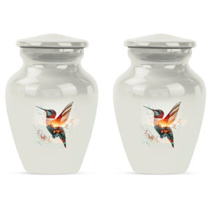 Humming Bird Decorative Urn For Ashes Funeral, Ashes Cremation Urn