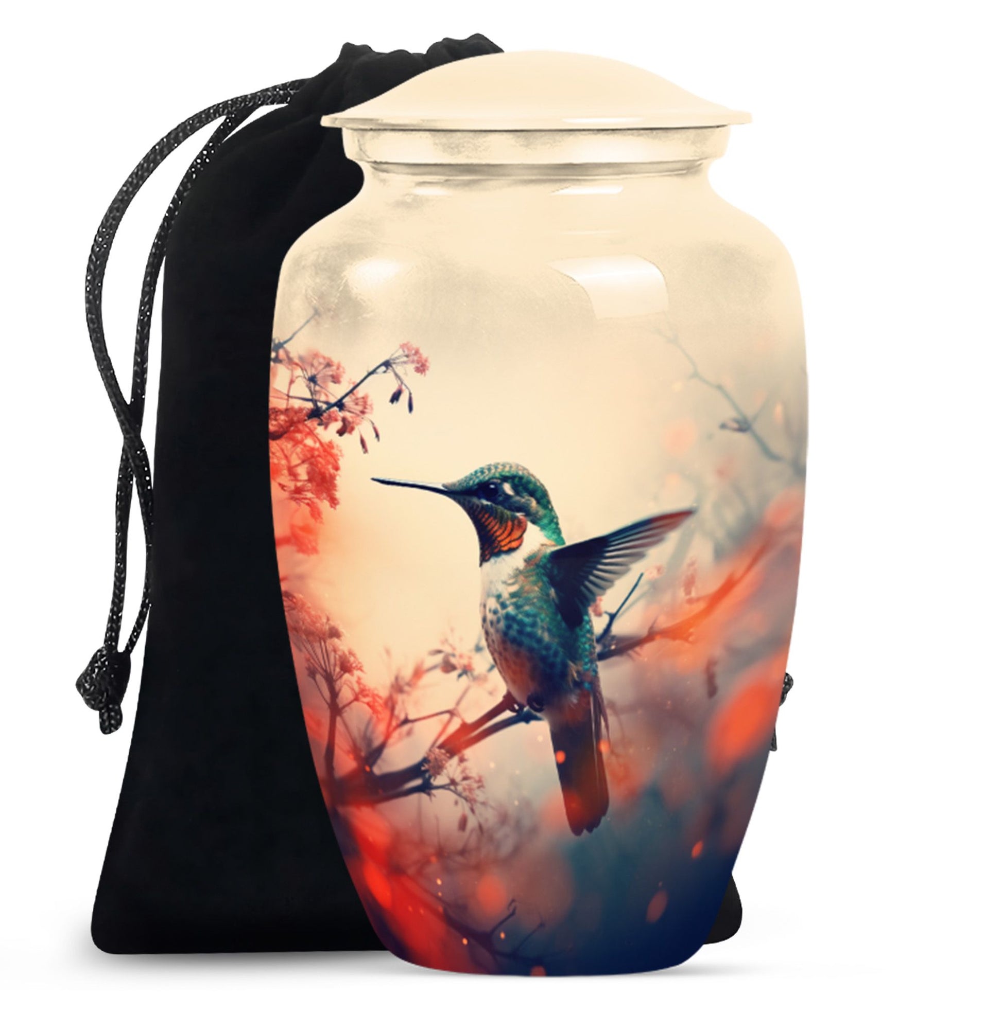 Humming Bird Cremation Urns For Burial Large Funeral, Ashes Urn